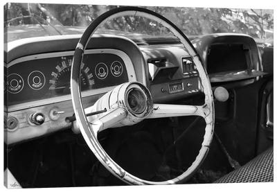 Chevy Steering Wheel Canvas Art Print - Chevrolet
