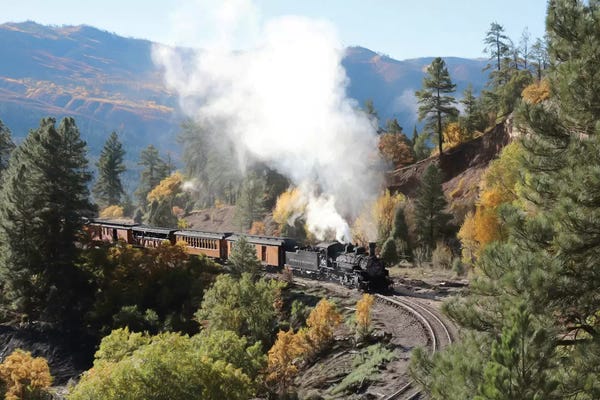 Trains: Durango Silverton Train IV by Lori Deiter