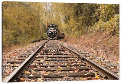 Great Smoky Mountains Railroad Canvas Art Print - Train Art