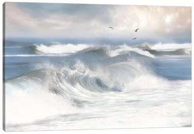 Seas the Day Canvas Art Print - Wave Art