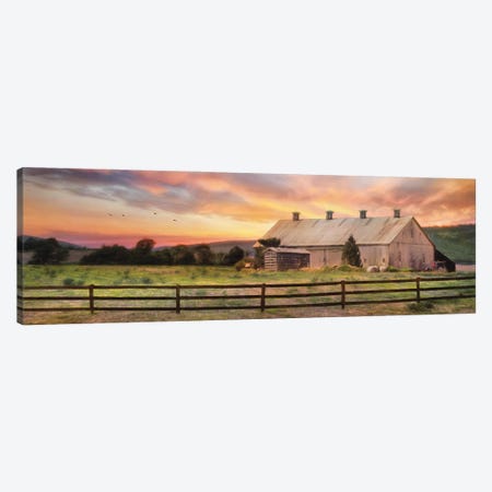 Sunset In The Valley Canvas Print #LOD345} by Lori Deiter Canvas Art