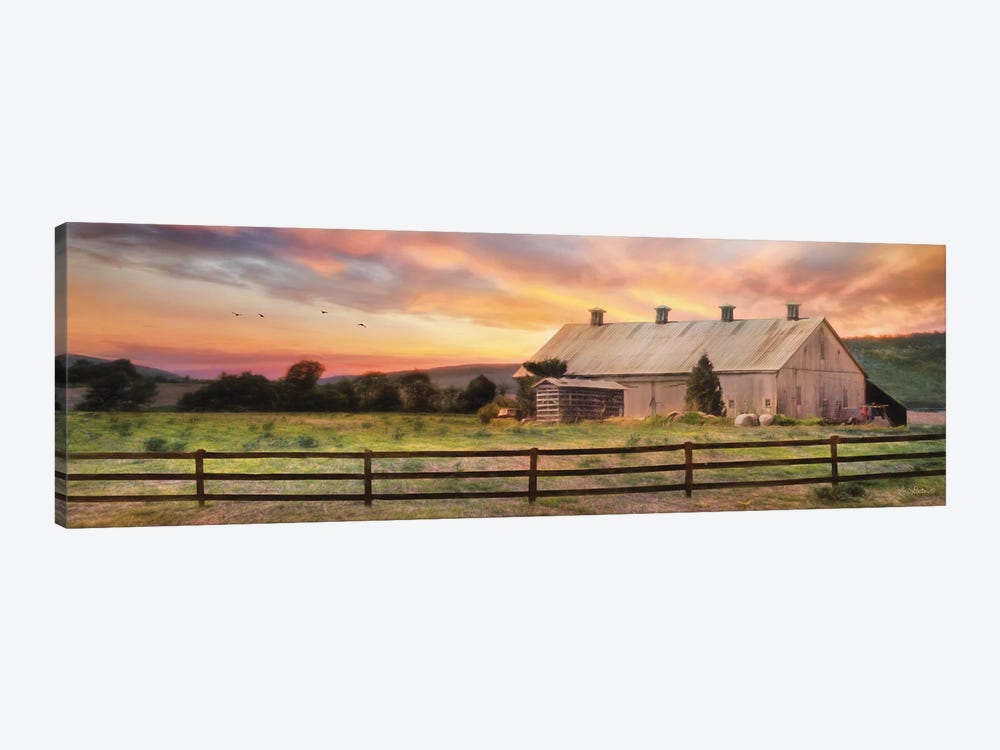 Sunset In The Valley by Lori Deiter 1-piece Canvas Print