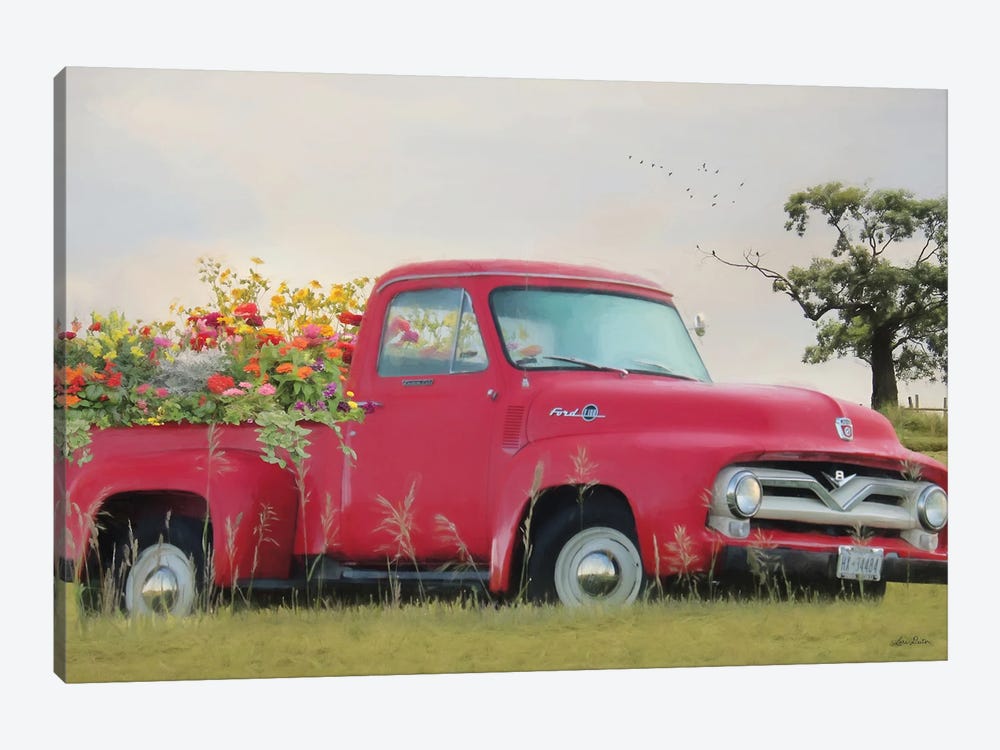 Truckload Of Happiness by Lori Deiter 1-piece Canvas Art Print