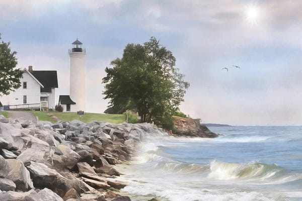 Lighthouses: Afternoon at Tibbetts Point by Lori Deiter