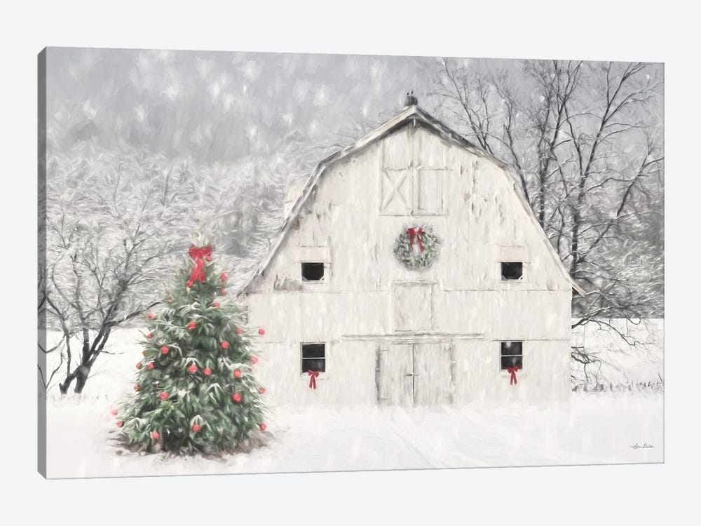 Christmas In The Country by Lori Deiter 1-piece Canvas Art