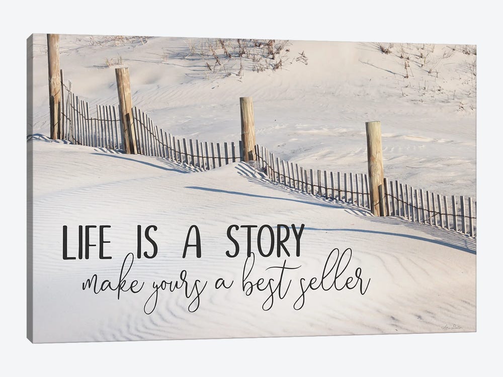 Life Is A Story by Lori Deiter 1-piece Canvas Art Print