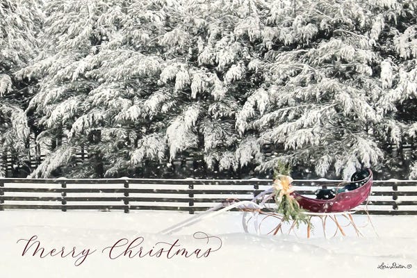 Farmhouse Festive: Merry Christmas Sleigh by Lori Deiter
