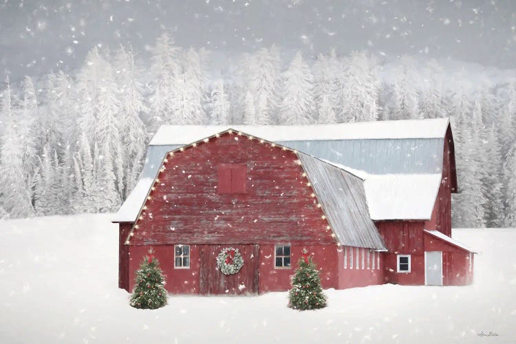 Red Christmas by Lori Deiter wall art