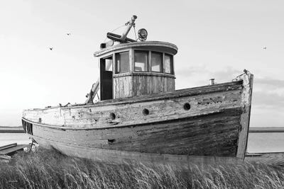 Boat Black And White