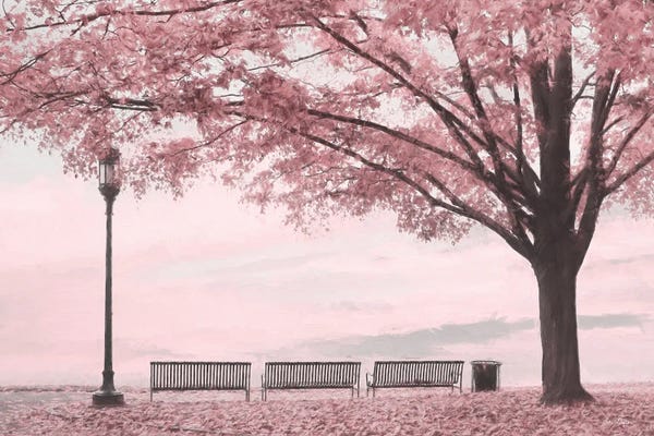 City Parks: Moody Pink Day In The Park by Lori Deiter