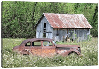 Old And Rustic Canvas Art Print - Country Scenic Photography