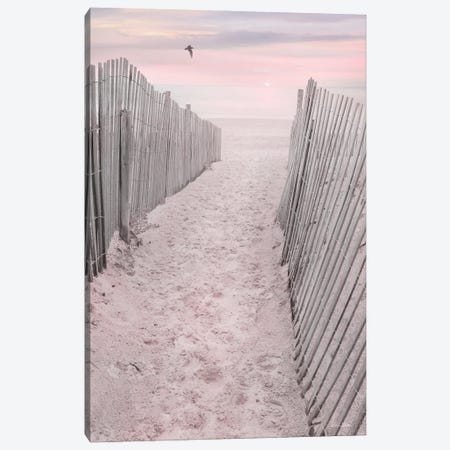 Pink Beach Sunrise Canvas Print #LOD451} by Lori Deiter Art Print