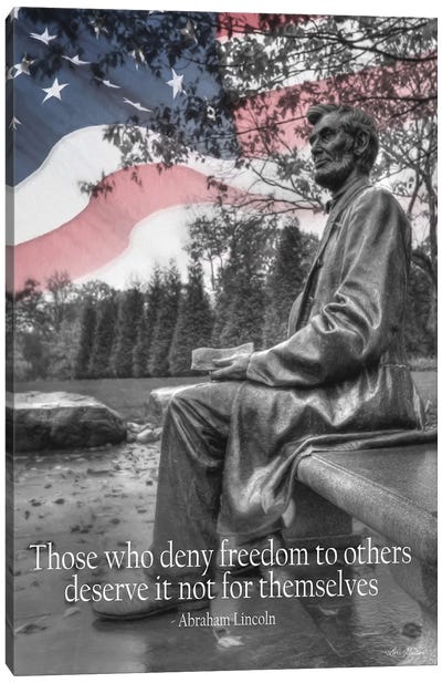 Freedom To Others Canvas Art Print - American Décor