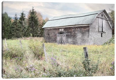 Rustic Country Barn Canvas Art Print - Country Scenic Photography