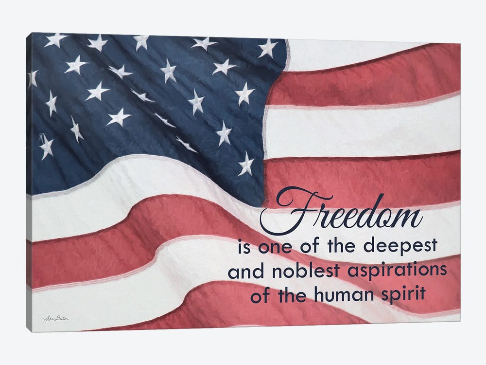 Freedom Is… by Lori Deiter 1-piece Canvas Art Print