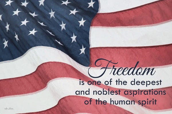 American Décor: Freedom Is… by Lori Deiter