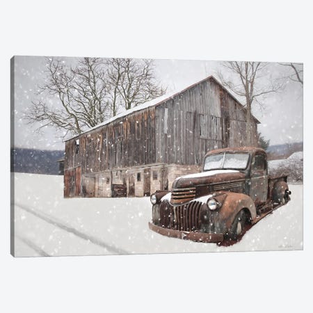 Rustic Winter Charm Canvas Print #LOD503} by Lori Deiter Art Print