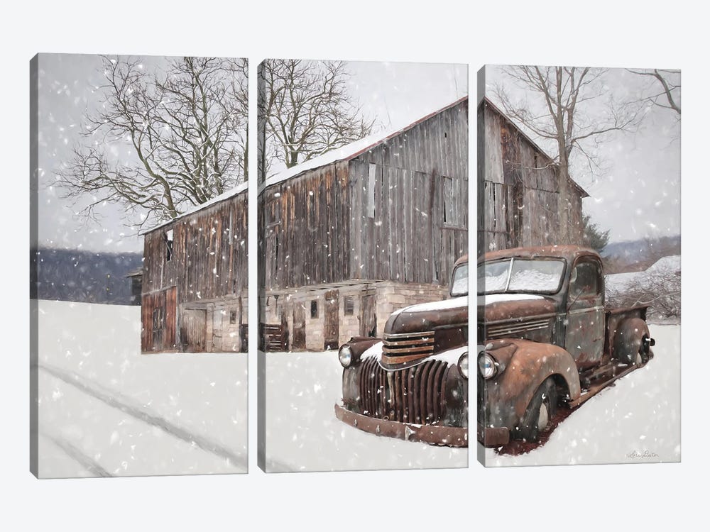 Rustic Winter Charm by Lori Deiter 3-piece Art Print