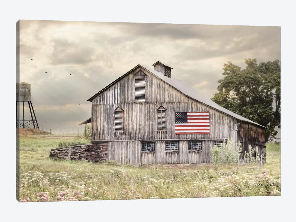 Rural Virginia Barn by Lori Deiter 1-piece Canvas Print