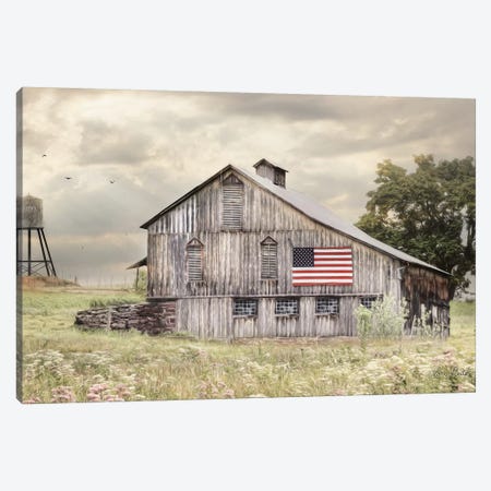 Rural Virginia Barn Canvas Print #LOD52} by Lori Deiter Art Print