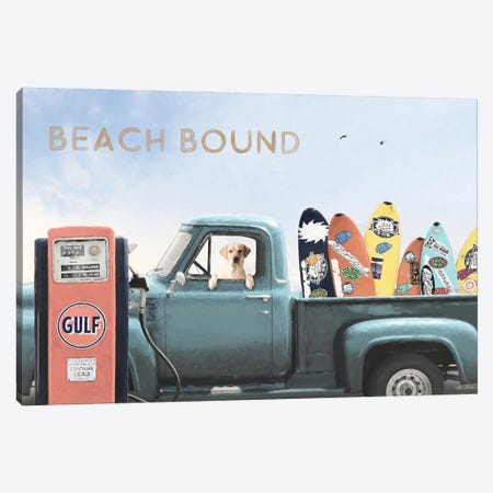 Beach Bound Canvas Print #LOD548} by Lori Deiter Canvas Art Print
