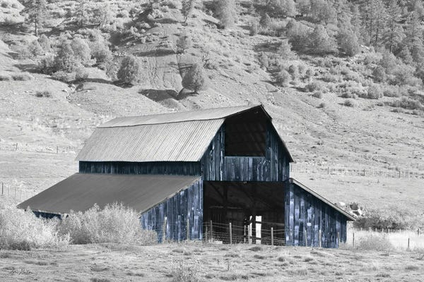 Lori Deiter: Blue Barn II by Lori Deiter