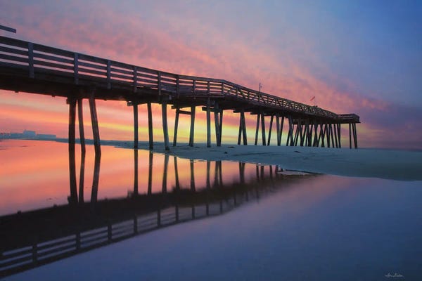 Lori Deiter: Daybreak At Ocean City by Lori Deiter