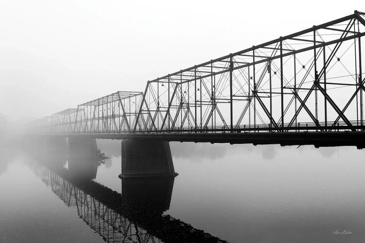 Foggy Morning Bridge by Lori Deiter wall art
