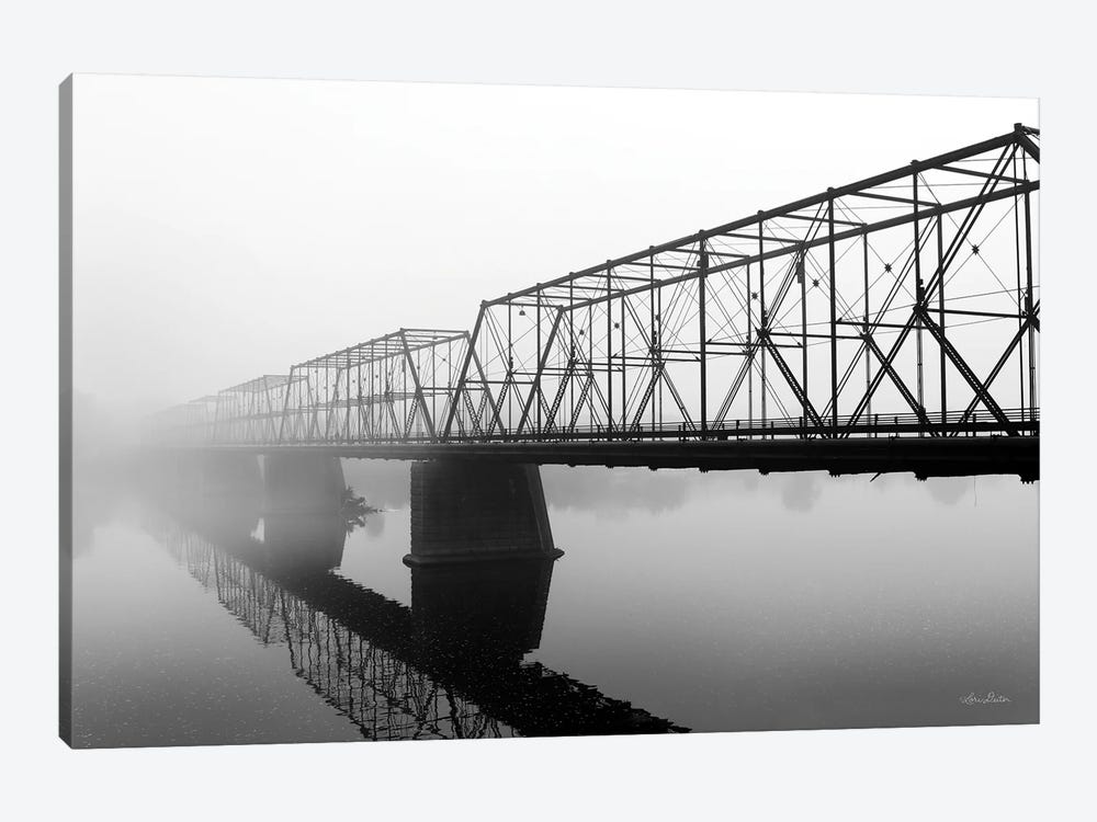 Foggy Morning Bridge by Lori Deiter 1-piece Art Print