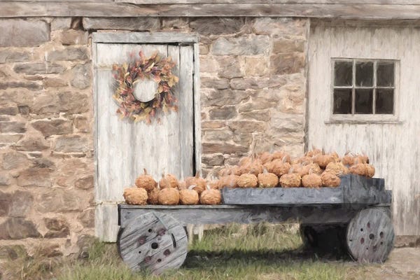 Doors: Fort Halifax Pumpkin Wagon by Lori Deiter
