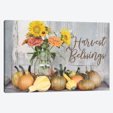 Harvest Blessings Canvas Print #LOD584} by Lori Deiter Canvas Wall Art