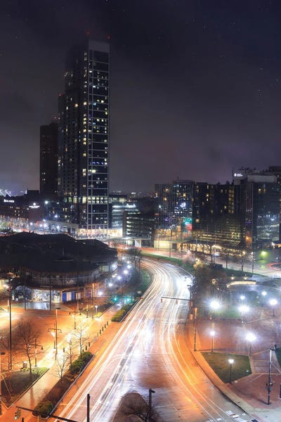 Inner Harbor Lights II by Lori Deiter canvas print