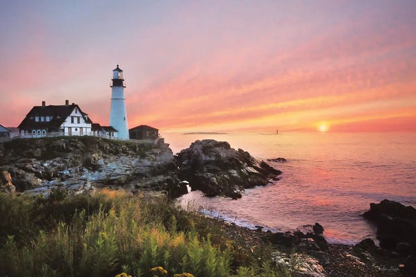Portland: Sunrise At Portland Head by Lori Deiter