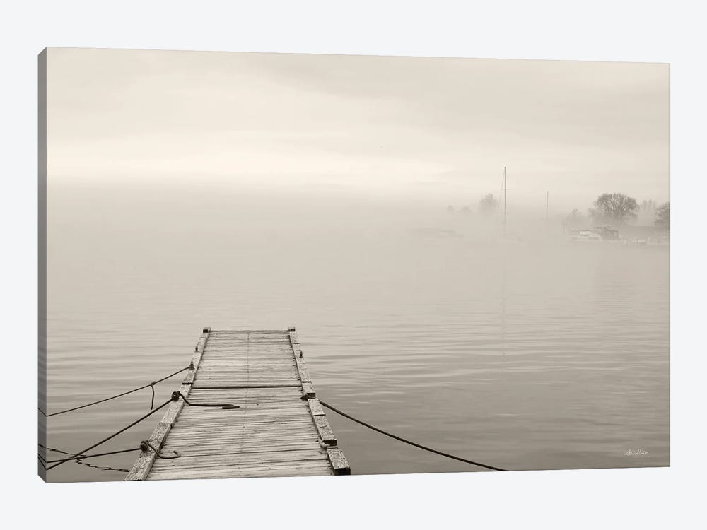 Foggy Dock by Lori Deiter 1-piece Canvas Print