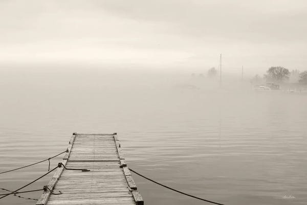 Lori Deiter: Foggy Dock by Lori Deiter