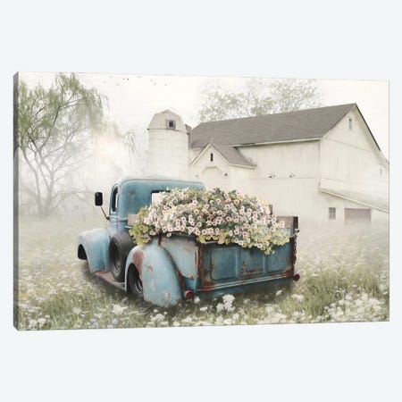 Full Of Flowers Canvas Print #LOD633} by Lori Deiter Art Print