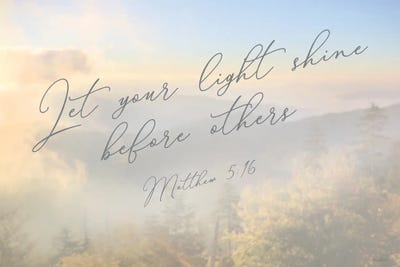 Let Your Light Shine by Lori Deiter framed canvas print