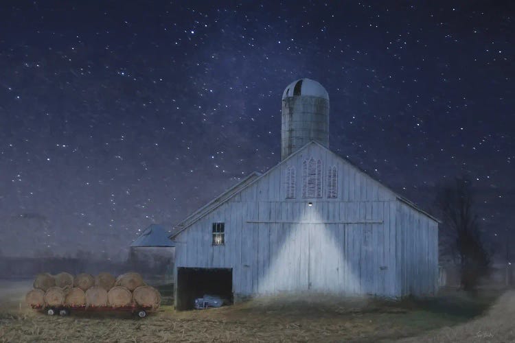 Starry Country Night by Lori Deiter wall art