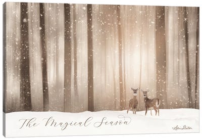 The Magical Season Canvas Art Print - Rustic Winter