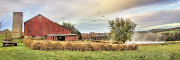 Lori Deiter: Tioga Hay Bales by Lori Deiter