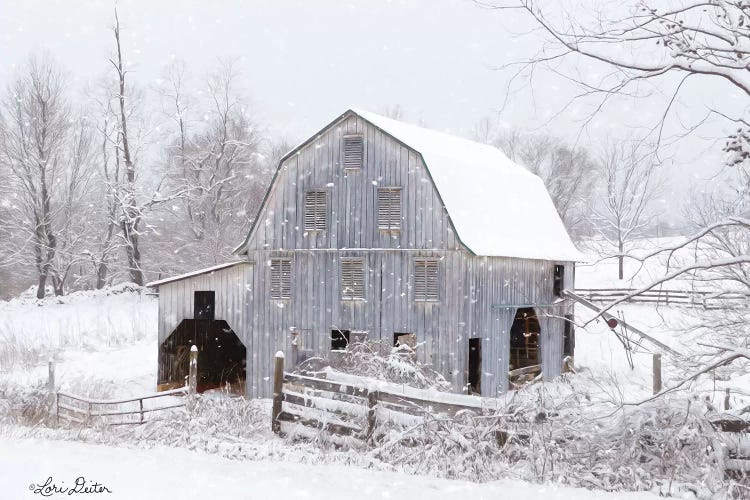 Blue Tinted Barn