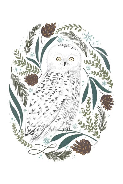 Winter Christmas Icy Winter Wishes II by Loni Harris framed wall art