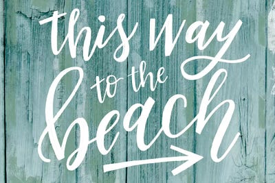 Beach Seas The Day II by Loni Harris framed wall art