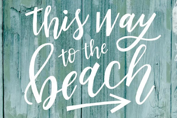 Pink Light Studio: Beach Seas The Day II by Loni Harris