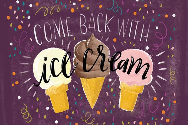 Witty Humor: Come Back With Ice Cream by Loni Harris