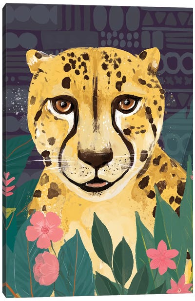 Jungle Fever I Canvas Art Print - Leopard Art