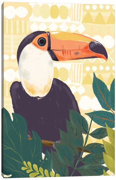Jungle Fever II Canvas Art Print - Toucan Art