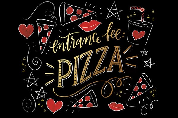 Witty Humor: Entrance Fee Pizza by Loni Harris