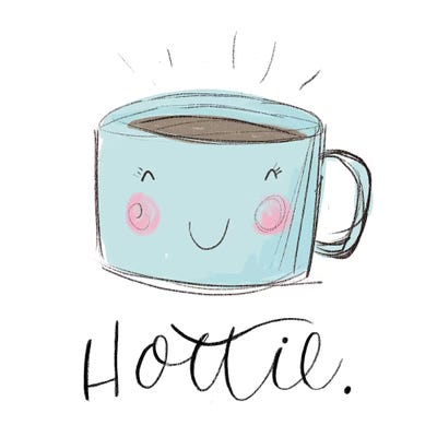 Hottie Cocoa by Loni Harris framed wall art