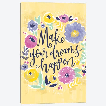 Everyday - Be Fab And Grow II Canvas Print #LOH63} by Loni Harris Canvas Art